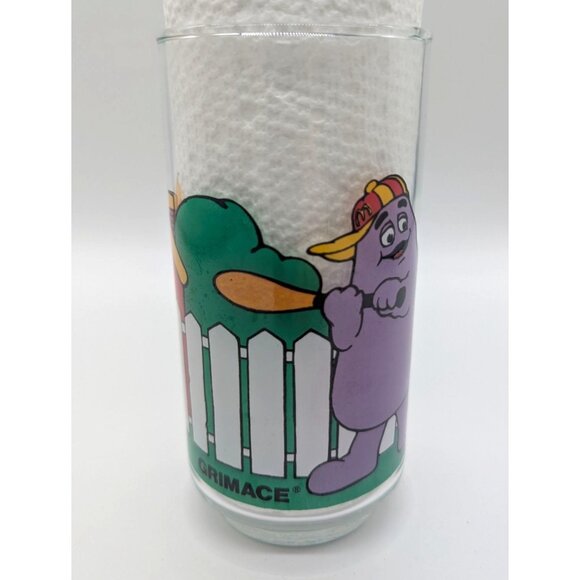 McDonald's Glass Grimace 1980s - Picture 7 of 11